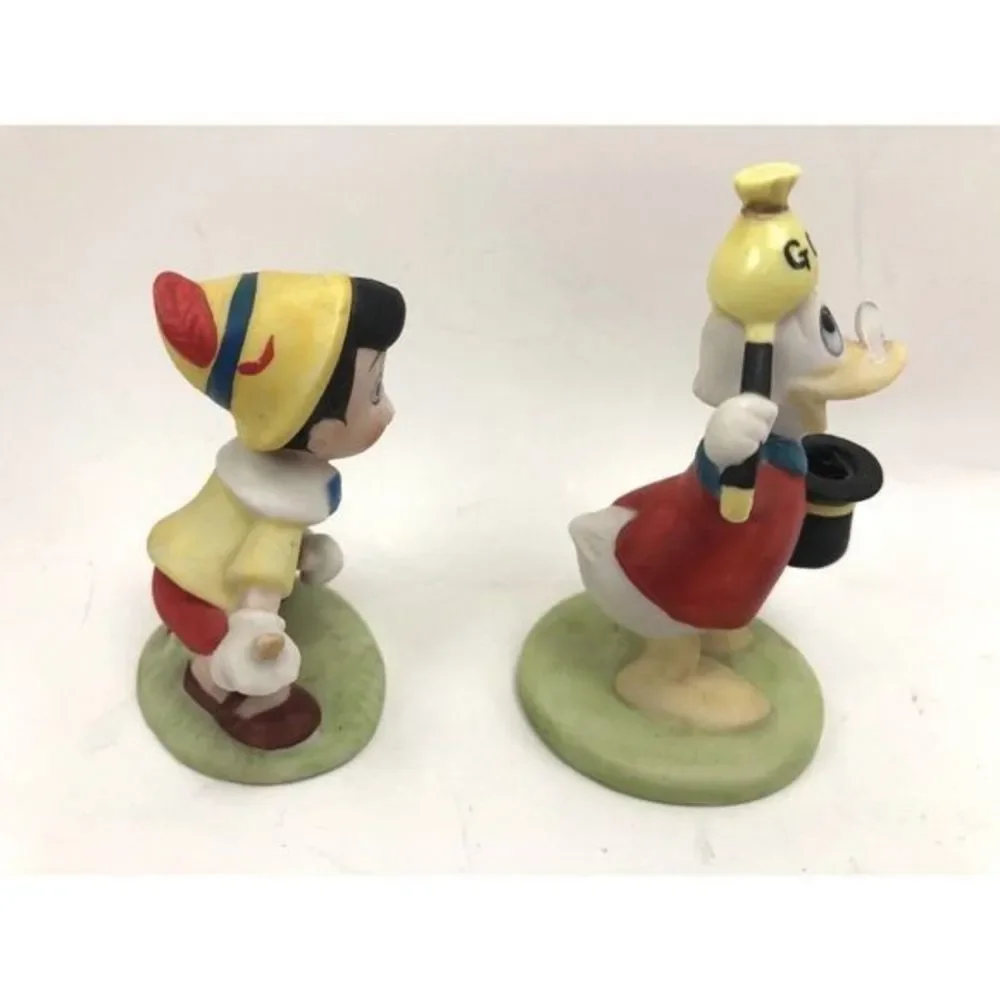 Vintage 1987/88 Disney Collection Pinocchio/Scrooge Porcelain Figurine‎ 3